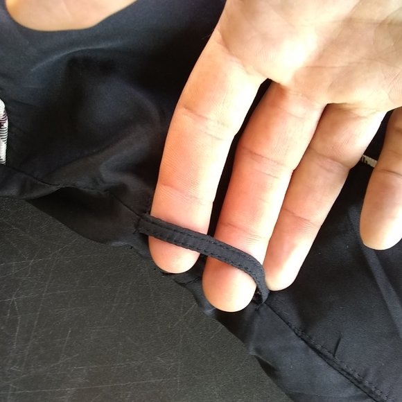 Large Burberry Long Black Button Up Trench Coat - Picture 9 of 13